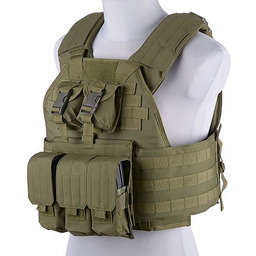 Kamizelka taktyczna typu Plate Carrier - oliwkowa (GFT-18-018404)