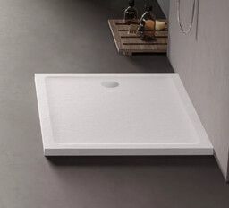 New Trendy Mild Stone brodzik akrylowy 90x100x4,5 cm
