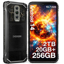 Doogee Smartfon Pancerny BLADE10ULTRA 20GB Ram 256GB Pamięci,
