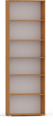 Regał Pola 215x80 olcha, 6 półek na książki