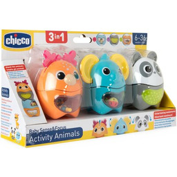 CHICCO Zabawka edukacyjna Baby Sense & Focus Zwierzaki