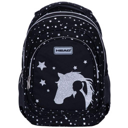 Plecak Szkolny Dla Dziewczynki 20L Head GLITTER EFFECT