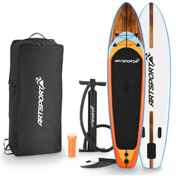 DESKA SUP 320CM Z WIOSŁEM POMPĄ TORBĄ PADDLE