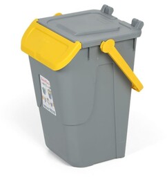 Plastikowy kosz do segregacji odpadów EKOLOGIA II, 35