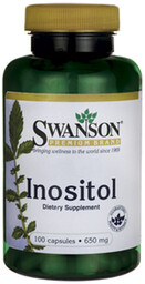 Swanson, inozytol, 100 kapsułek