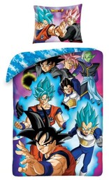 Pościel bawełniana 140x200 Dragon Ball kolorowa Kids 13