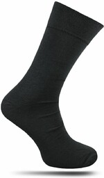 Skarpetki Bambusowe z Jonami Srebra, Grafitowe Garniturowe, Jednokolorowe,