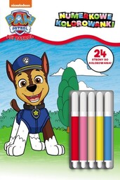Psi Patrol Numerkowe kolorowanki 4 (Chase)