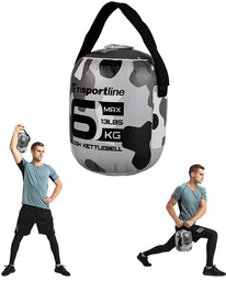 inSPORTline, Hantla vin-bell Quabell, 6 kg, szary