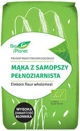 Bio Planet Mąka z samopszy pełnoziarnista 500 g