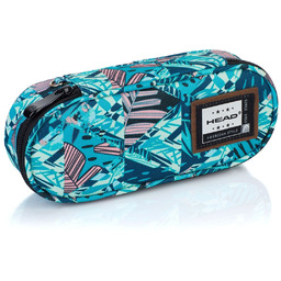 Astra, piórnik typu saszetka, niebiesko-różowy