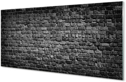 Szklany Panel Cegła mur vintage