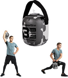 inSPORTline, Hantla vin-bell Quabell, 3 kg, szary
