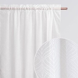 ROOM99 La Rossa firanka z taśmą marszczącą, 140
