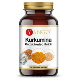 YANGO Kurkumina Kadzidłowiec i Imbir, 90kaps.
