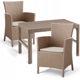 Zestaw mebli ogrodowych Keter Allibert 2 krzesła +