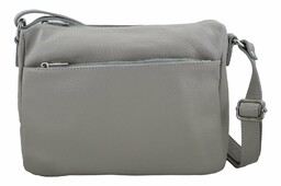 Barberinis Listonoszka ze skóry naturalnej - Szara jasna