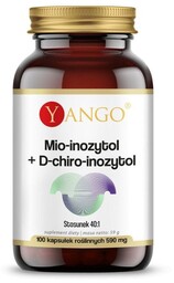 Suplement diety, YANGO Mio-inozytol + D-chiro-inozytol (100 kaps.)
