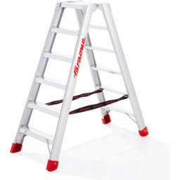Drabina aluminiowa dwustronna składana profesjonalna 6 stopniowa FARAONE