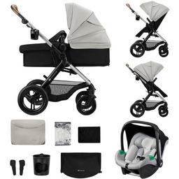 KINDERKRAFT Wózek wielofunkcyjny Moov 2 XL 3w1 Szary