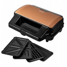 Opiekacz 4w1 gofrownica grill Sencor 9976GD 900W