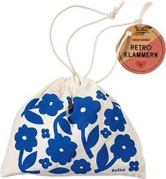 folia 22997 - Retro klipsy WOOD NATURAL, 50