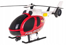 Zestaw Helikopter + Autko Straż Pożarna