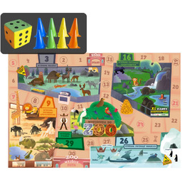 Gra Wielkoformatowa XL - Wycieczka do ZOO (mata