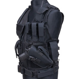 Kamizelka taktyczna KAM-39 - czarna (GFT-18-001853)