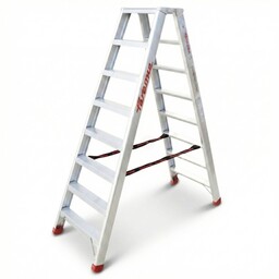 Drabina aluminiowa dwustronna składana profesjonalna 8 stopniowa FARAONE