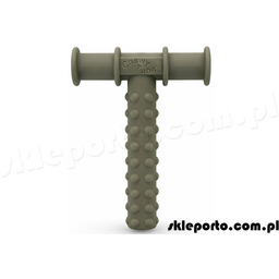 Chewy Tubes T gryzak logopedyczny Grafitowy z Wypustkami