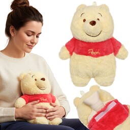 DISNEY Kubuś Puchatek Gumowy termofor z MIĘKKĄ poszewką,