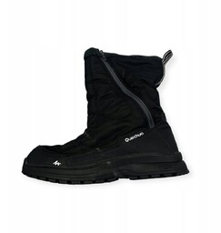Sportowe zimowe buty męskie czarne QUECHUA 45