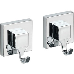 WENKO Vacuum-Loc zestaw haczyków prostokątnych, 2 sztuki, haczyki