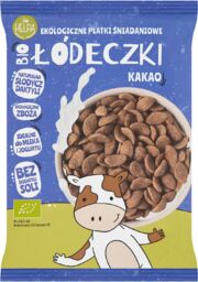 Helpa Bio Łódeczki Kakao, ekologiczne płatki śniadaniowe, 260