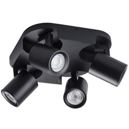 KANLUX Oprawa sufitowa punktowa Laurin EL-4O B Czarny