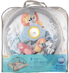 CANPOL BABIES Mata edukacyjna Safari 81/101 Pieluszki muślinowe