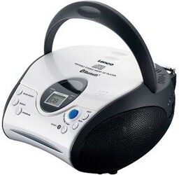 Lenco SCD-24BT Bluetooth Czarno-srebrny Radioodtwarzacz CD