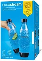 SodaStream 1 Litrowe Butelki Fuse, Czarne Dwupak