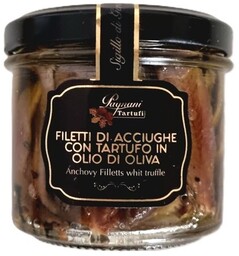 Filety z anchois z czarną truflą, 90 g