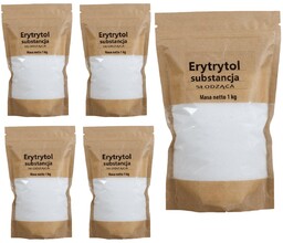 5 x Erytrytol 1kg naturalny słodzik 0 kalorii