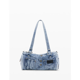 dżinsowa torba z kieszeniami