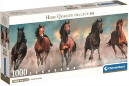 Puzzle 1000 Panorama Horses - Clementoni