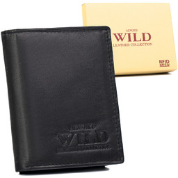 Skórzany kompaktowy męski portfel od Always Wild
