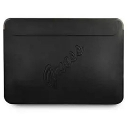 Guess GUCS13PUSASBK Saffiano Script Czarny Etui na laptop