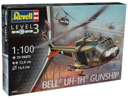 Helikopter 1:100 04983 Bell UH-1H Gunship (REV-04983)