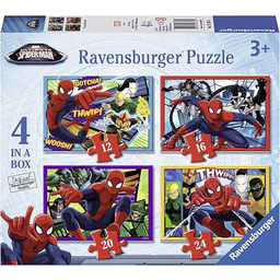 Ravensburger Ultimate Spider-Man 4 In A Box Jigsaw