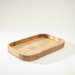 Drewniana taca Nature duża 46x30x4,5 cm, 46x30x4,5 cm