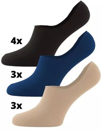 TODO SOCKS ZESTAW 10 PAR gładkich, bawełnianych mikrostopek