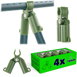 Łącznik szczytowy do tyczek ogrodowych Posile regulowany 16mm
